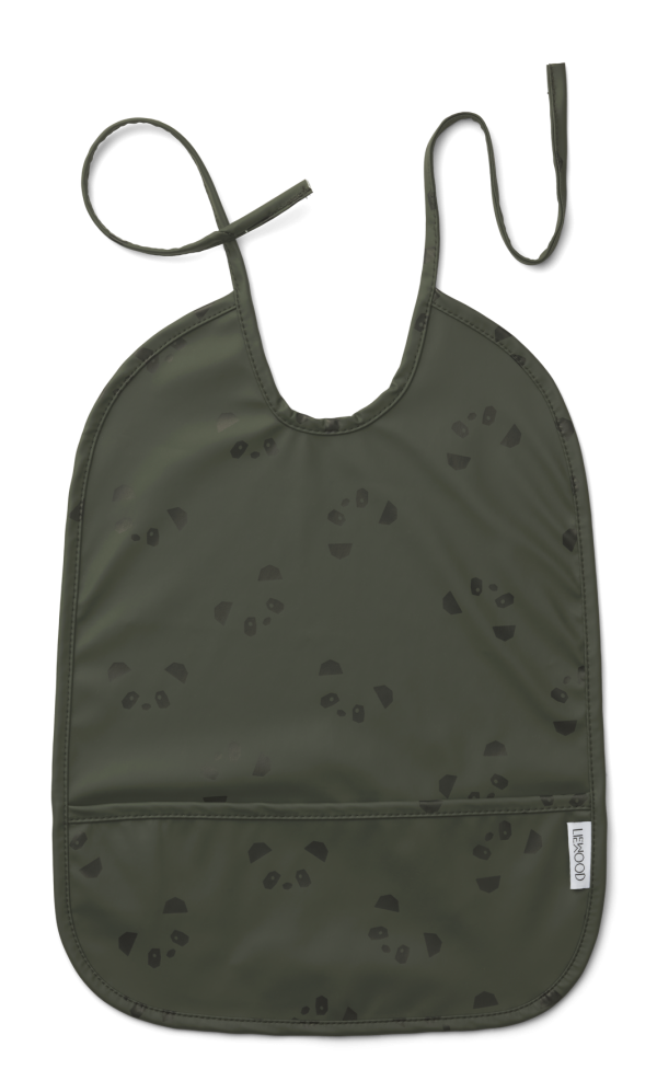 Babero Lai bib - Panda green