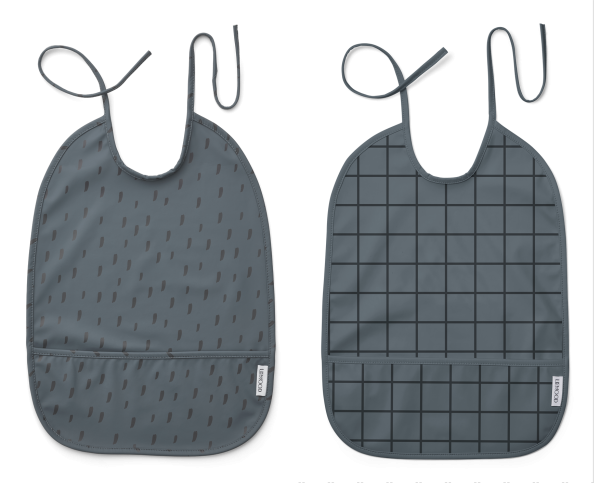 Babero Lai Bib pack-2 - Blue mix