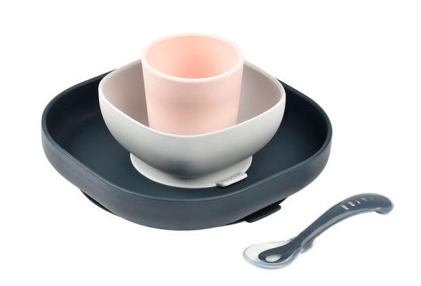 Set vajilla silicona 4 piezas - night blue