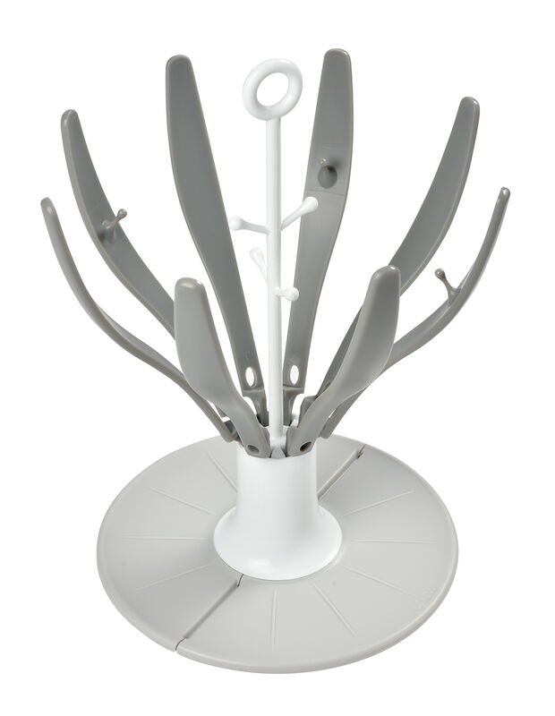 Escurre biberones plegable Flower gris - Imagen 2