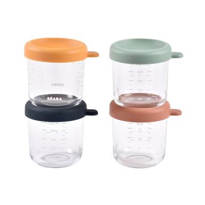 4 tarros de cristal Béaba 250 ml
