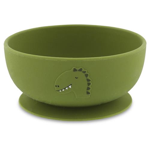 Bol de silicona con ventosa - Mr. Dino