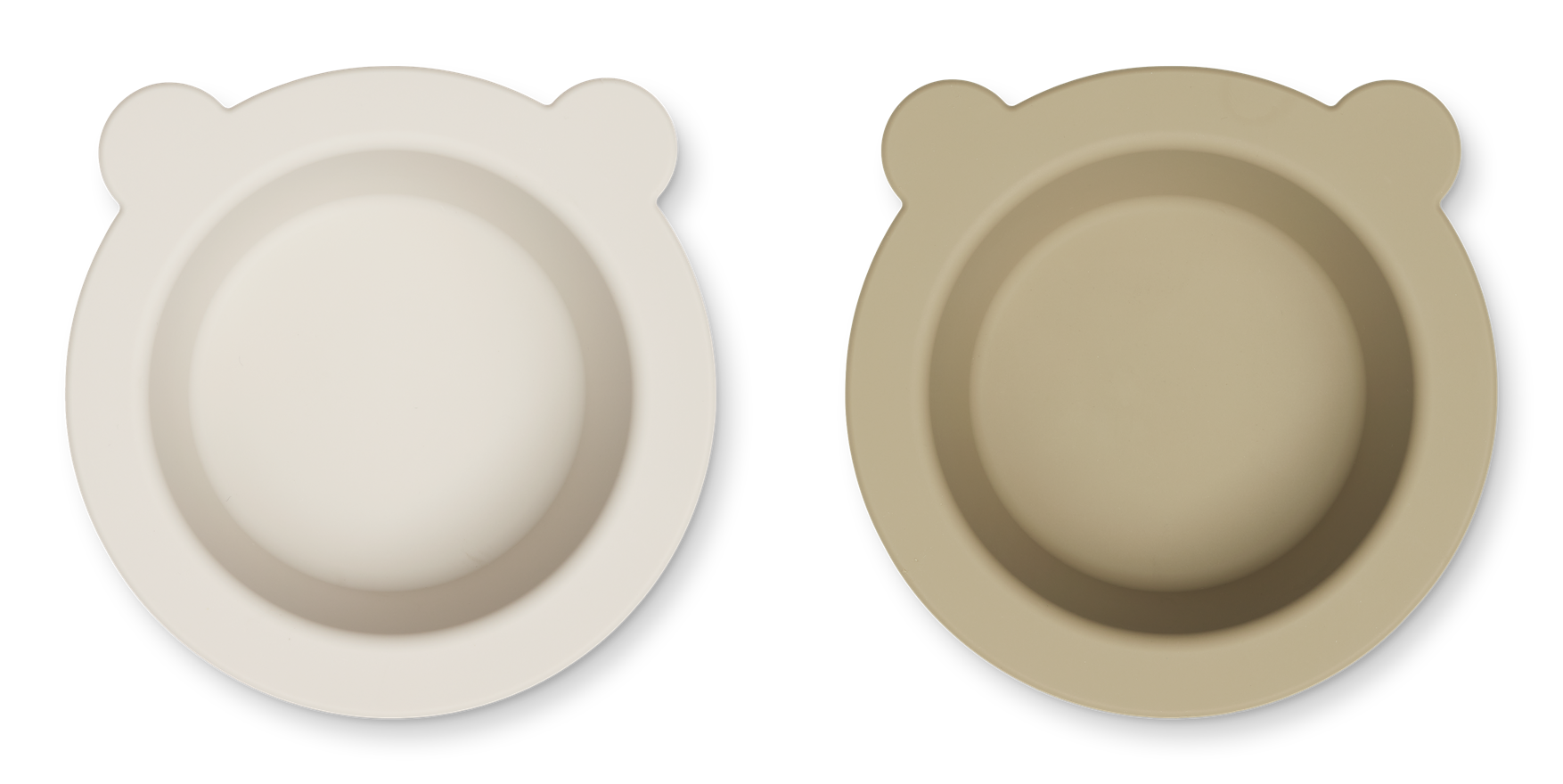 Peony Suction Bowl 2-Pack 3077 Sandy / Oat