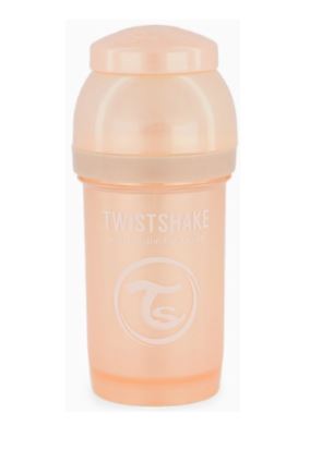 Biberón Twistshake Anticólico 180ml Beige
