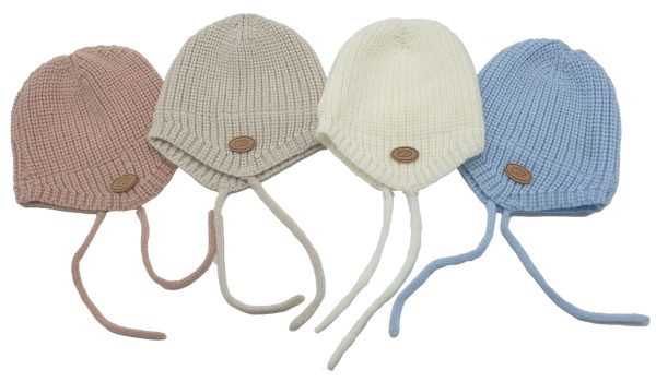 Gorro canalé punto grueso con orejeras