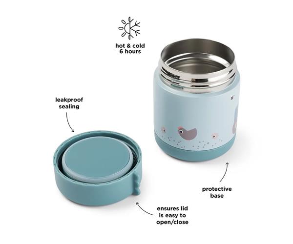 Termo sólidos Tiny farm Azul 300 ml - Imagen 3