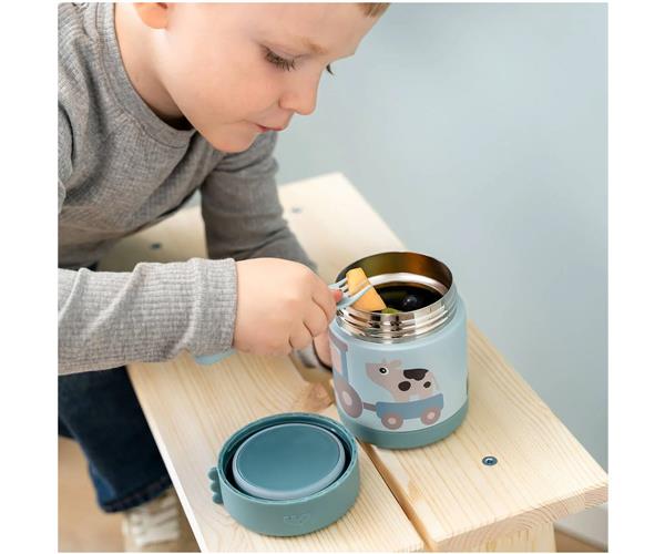 Termo sólidos Tiny farm Azul 300 ml - Imagen 4