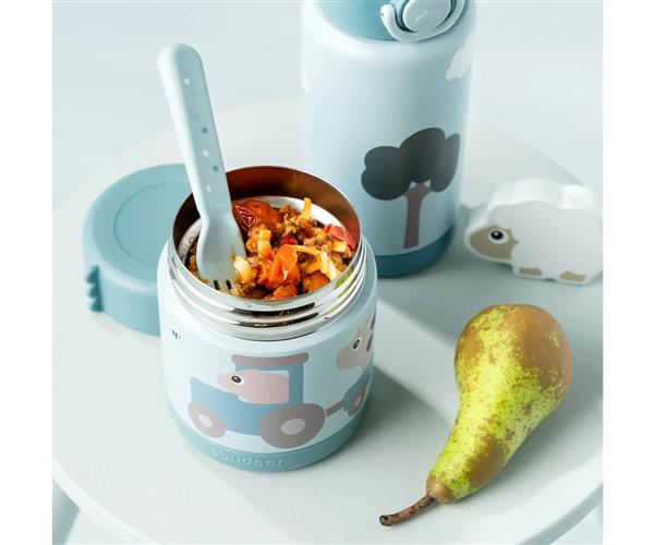 Termo sólidos Tiny farm Azul 300 ml - Imagen 5