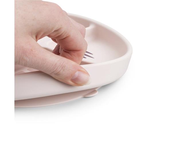Plato con ventosa y compartimentos Playground Powder - Imagen 2