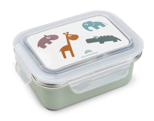 Fiambrera metal Deer friends Verde