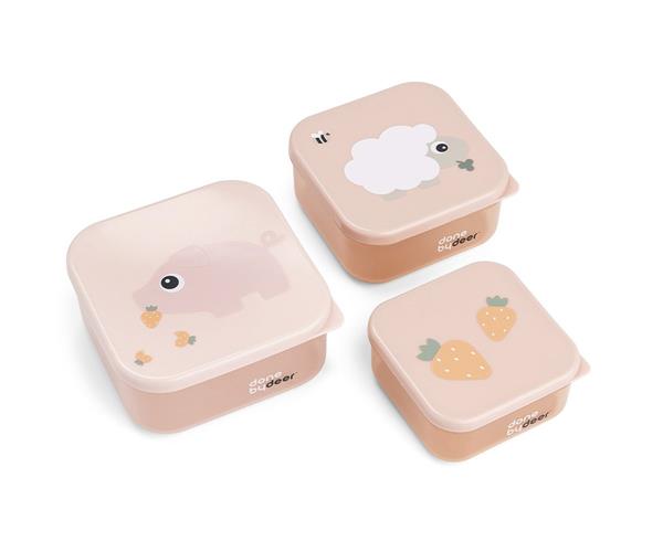 3 Cajitas Almuerzo Tiny Farm Powder