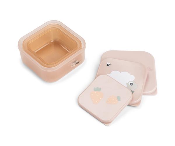 3 Cajitas Almuerzo Tiny Farm Powder - Imagen 2