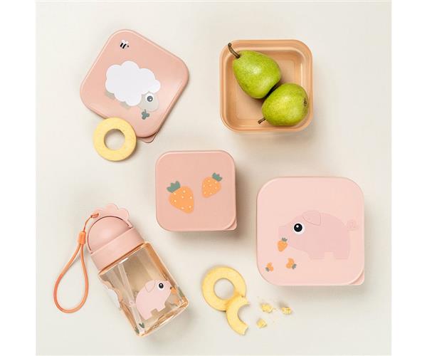 3 Cajitas Almuerzo Tiny Farm Powder - Imagen 3