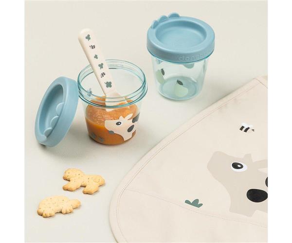 Porta alimentos 2-pack - Tiny farm - Azul - Imagen 2