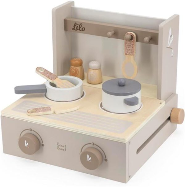 Cocina Infantil Plegable de Madera – Nougat