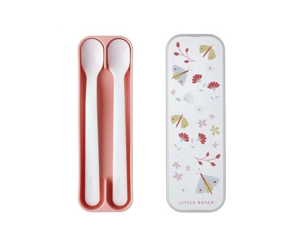 Set cucharas mio flores y mariposas Little Dutch
