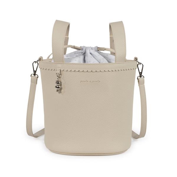 Bolso Bucket Icon Cream