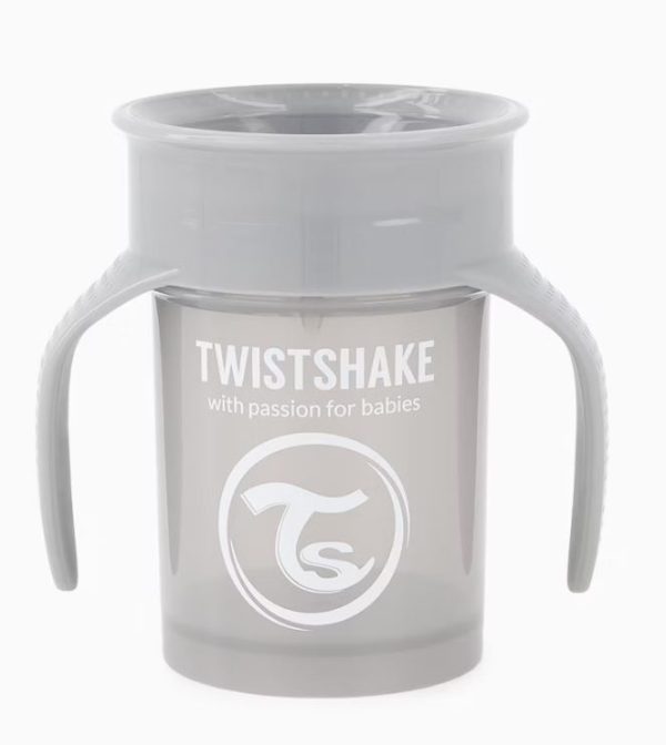 Vaso 360º (+6m) - Gris Twistshake