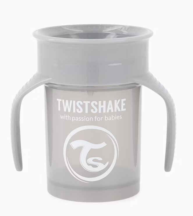 Vaso 360º (+6m) - Gris Twistshake