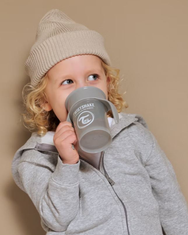 Vaso 360º (+6m) - Gris Twistshake - Imagen 3