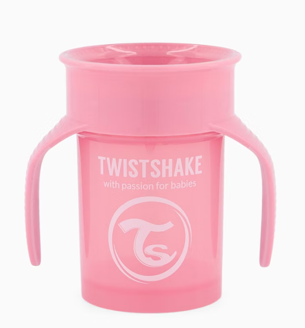 Vaso 360º (+6m) - Rosa Twistshake