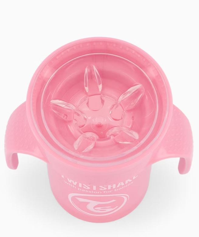 Vaso 360º (+6m) - Rosa Twistshake - Imagen 3